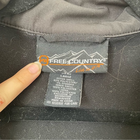 Men's Free Country Zip Up Jacket - Picture 3 of 4